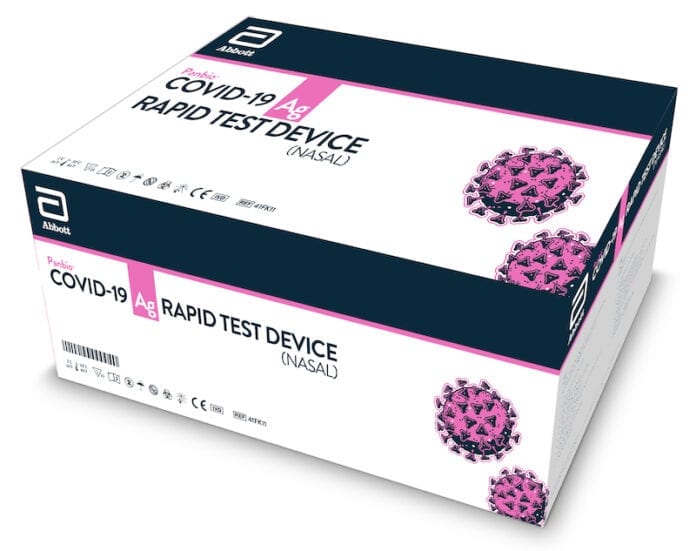 Panbio COVID Ag Nasal Box test covid